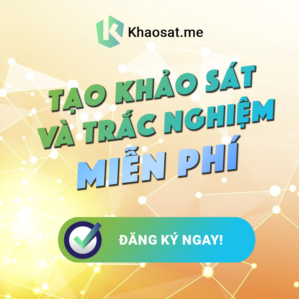 Tạo khảo sát và trắc nghiệm trực tuyến